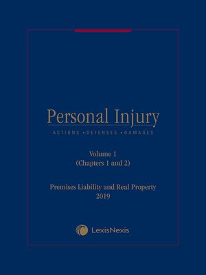 cover image of Personal Injury: Premises Liability and Real Property